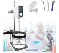 Agitateur Suspendu - Agitateur Aérien De Laboratoire 10l/20l, Vitesse Variable De 50 à 2000 TR/Min avec Support Et Tige D’Agitation, Mélangeur D’agitateur De Laboratoir, 10L, 110V