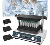 Agitateur vortex à rouleaux de laboratoire, mélangeur vortex multitubes, avec 3 modules, vitesse réglable de 500 à 3000 tr/min, plage d'oscillation horizontale de 4 mm, pour le mélange d'éch