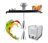 Agitateurs à air, mélangeur pneumatique, mélangeur de réservoir 1000 L 220 gallons, support de machine d'agitation de peinture, agitateur d'air, outil de mélange de peinture(3Cylinders)