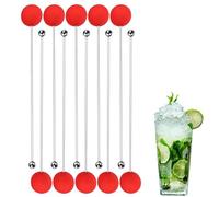 Agitateurs à cocktail - Outil de mélange portable réutilisable - Pour maison, café, bar, fête, lait, jus, cocktail, whisky, chocolat