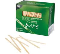 Agitateurs en bois PAPSTAR "pure" Longueur : 110 mm 1.000 pièces