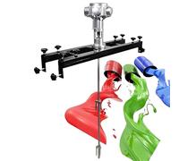 Agitateurs pneumatiques IBC, mélangeur de peinture pour réservoir de 1 000 L, mélangeur à support pneumatique, hélice repliable, taille réglable, pour agitateur dissolvant d'encre Large5cylinders