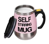 Agitation magnétique automatique 400 ml électrique avec couvercle pour | Café électrique auto-mélangeant pour boissons en poudre, maison, bureau, voyage, salle de sport, camping