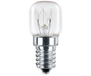 AGL Ampoule de four T22, E14, 15 W, 2400 K, 90 lm, 22 x 48 mm, jusqu'à 300 °C, transparente