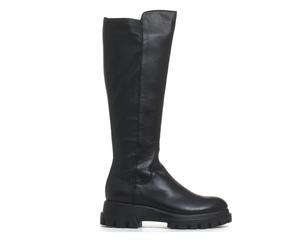AGL - Bottines en Cuir Noir - Femme - Chaussures - Noir - Taille: 41 EU