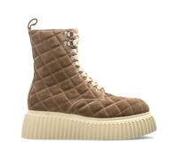 AGL - Elsa Suede Platform Chaussures - Femme - Chaussures - Brun - Taille: 39 EU