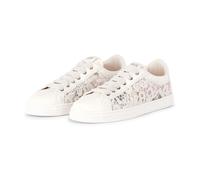Agl, Femme, Chaussures, Blanc, Taille: 40 EU Baskets en dentelle transparente avec larges bandes