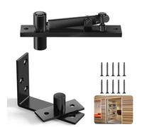 Aglehome Charnière pivotante robuste pour porte cachée, bibliothèque, charnière de porte secrète en bois, rotation à 180 degrés, système de