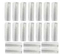 Aglets Transparents en Lot de 20,Aglets de Réparation de Lacets,Embout Lacet pour Réparation de Lacets,Accessoire Pratique pour Chaussures et Cordon,pour Prévenir les Effilochages,Taille 2.5cm x 5mm