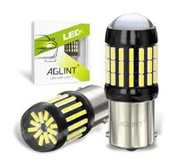 AGLINT Ampoule LED 1156 P21W 66SMD pour Voiture DRL Feux de Recul Blanc