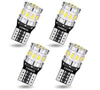 AGLINT Ampoule T10 LED CANBUS W5W 194 168 18SMD 12V pour Voiture Intérieur Dôme Carte Côté Coffre Porte Plafonnier Feux De Plaque D'immatriculation Lumières 6500K Blanc