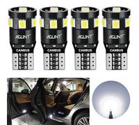 AGLINT Ampoule T10 W5W LED CANBUS Anti Erreur 10SMD 194 168 501 12V Remplacement LED Feux pour Voiture Intérieur Lumière Dôme Plafonnier Carte Porte Position Plaque D'immatriculation 6500K Blanc 2Pcs