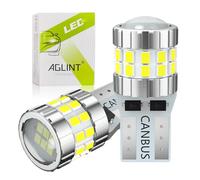 AGLINT Ampoules T10 LED CANBUS W5W 501 194 12V 24V pour Voiture LED Éclairage Intérieur Dôme Porte Côté Coffre Plafonnier Plaque D'immatriculation Position Lumière 6500K Blanc