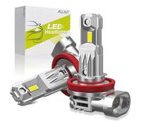 AGLINT H11 LED Antibrouillards 6500K Blanc Voiture Brouillard Ampoule H11/H8/H16 1:1 Taille Remplace Ampoules Halogènes DRL Anti-brouillard Feux de Brouillard 2Pcs