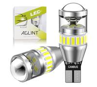AGLINT W16W LED Ampoule CANBUS T15 912 921 25SMD pour Voiture Feux de Recul Sauvegarde Inversée Stationnement Lumière 6500K Blanc 12V 24V 2Pcs