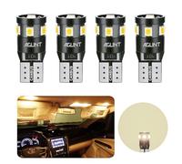 AGLINT W5W T10 LED Ampoule 194 168 2825 LED 9SMD CANBUS Sans Erreur Feux Pour Voiture Lampes D'intérieur Voitur De Plaques D'immatriculation Lumières Blanc Chaud 4300K