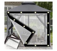 AGLZWY Bâche Transparente Imperméable Bache 0,12mm Pliable Haute Transparence Matériau PE pour Gazebo/Toit/carport Personnalisable(4x1m/13.12x3.28ft)