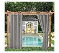 AGLZWY Rideaux Imperméable D'extérieur avec Boutonnière Résistant Aux Intempéries D'Extérieur Occultant Thermique, Personnalisable(1.5x2.5m/4.92x8.2ft)