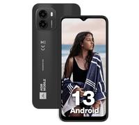 AGM 4Go+128Go Smartphone (2023), Téléphone Portable 4G Android 13, 6.52" FHD+ Écran, SD Externe 256 Go, Caméra 50MP+8MP, 4900mAh Batterie, Dual SIM Phone, Face ID/Fingerprint/GPS, Gris