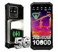 AGM G3 Pro Telephone Portable Incassable Android 15,avec Caméra Thermique,12+12 Go de RAM+512 Go de ROM,64 MP + 50 MP + 2 MP,10000 mAh/6,72 Pouces FHD + 120 Hz,Double SIM IP68/NFC/OTG/GPS/Face ID