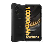 AGM H Max Telephone Portable Incassable 4G, 10000 mAh Smartphone Robuste Android 14, 4GB+128GB, 6.56zoll HD+ Mobile de Construction IP68/ Face ID/Dual SIM/NFC