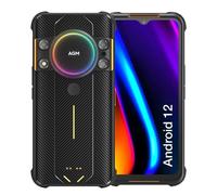 AGM H5 Téléphone Portable Incassable Android 12 IR Vision de Nuit Smartphone 7000mAh Batterie Etanche IP68 IP69K 6GB+128GB NFC