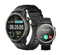 AGM Legion 2025 Montre intelligente pour homme, 1,43", HD, AMOLED, avec 100 modes sportifs, montre intelligente avec GPS, fréquence cardiaque, moniteur de sommeil, étanche 5 ATM, montre de sport