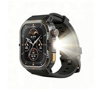 AGM Legion 3 Montre Intelligente Ultra Robuste pour Homme, Écran AMOLED 1,95", Étanche à 5 ATM, Appel/Message Bluetooth, SPO₂, Fréquence Cardiaque, Sommeil, Suivi de Mouvement, Plus de 100 Modes