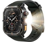 AGM Legion Montre Connectée GPS | Écran AMOLED 1.43" | Étanche 5 ATM | 100+ Sports | Cardio & Sommeil (W1-1)