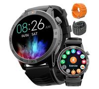 AGM Legion Smartwatch Militaire Homme Femme avec Fonction Téléphone, Écran 1,43" HD AMOLED avec Plus de 100 Modes Sportifs, Moniteur de Fréquence Cardiaque, Moniteur de Sommeil, Étanche 5ATM, Montre