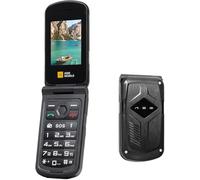 AGM M10 Téléphone Portable Portable Portable débloqué 4G Robuste IP68/IP69K écran 2,4" Double SIM Batterie 1200 mAh Radio FM Lampe de Poche