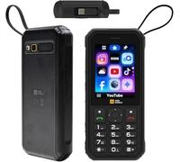 AGM M11 4000 mAh Telephone Portable Senior avec Point d'Accès Mobile 4G,Support des Applications Cloud,Imperméable IP68 & IP69K et Antichoc,Grandes Touches,Recharge Inverse Filaire,Double SIM