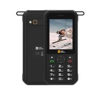 AGM M11 Téléphone portable d'extérieur à touches 4G sans contrat, fonction batterie externe 4000 mAh, IP68/IP69K, étanche, hotspot Wi-Fi, grandes touches, écran de 2,8 pouces, double SIM, noir