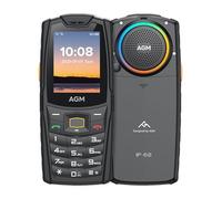 AGM M6 Téléphone fonctionnel pour tous, noir