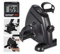 AGM Mini Vélo D'Appartement à Pédale,Vélo D'appartement Multifonctions Pédale Réglable Écran LCD Pour Entraîner des Bras et Jambes