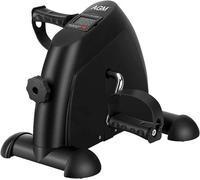 AGM Mini Vélo D'exercice D'appartement,Mini Pédalier/Vélo D'appartement avec Écran LCD Pédale Réglable Entraîner des Bras et Jambes