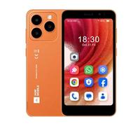 AGM N2 Téléphone Mini Déverrouillé, Android 16 go, écran HD 4,96", 3Go+32Go, IP54 Double SIM, Batterie 3000mAh, Compatible Whatsapp, Orange