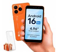 AGM Note N2 Smartphone pour Ado Android 16 go,Mini Téléphone Écran 4,96"