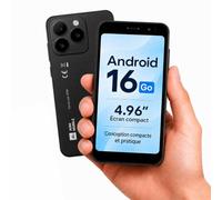 AGM Note N2 Smartphone pour Ado Android 16 go,Mini Téléphone Écran 4,96" | Compatible WhatsApp｜Double SIM｜3 Go + 32 Go ROM｜3000 mAh｜IP54｜GPS｜Telephone Portable Pas Cher