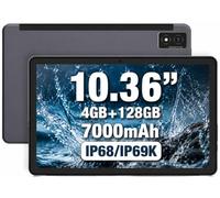 AGM Pad P1 Lite Tablette Tactile, IP68/IP69K Légère, Écran 10,36" FHD 1200x2000, Android 4Go+128Go, Batterie 7000mAh, WiFi GPS, BT5.2, Haut-Parleur 1,5W