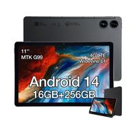 AGM PAD P2 2K Tablette 11"" avec étui de protection Android 14,16 (8+8) Go de RAM + 256 Go de ROM (TF 2TB), 7850 mAh, MTK G99, 50 MP