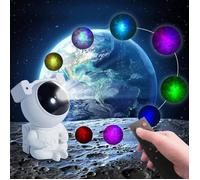 AGM Projecteur Galaxie Astronaute - Ciel Étoiles Veilleuse LED Lampe avec Télécommande,Lampe De Projection De Plafond