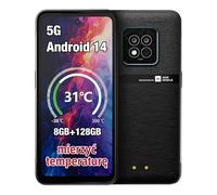 AGM X6 2024 Smartphone Outdoor 5G,8+128 Go/512 Go,Android 14,Smartphone Indestructible,Écran FHD+de 6,78 pouces,50 MP+16 MP,Double SIM/Capteur de Température/Déverrouillage Facial/Batterie de 5000 mAh