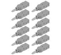 Agmoctz 10 Pièces 110 Tête de Test Connecteur Vocal Rj 11 MDF Vérifier la Voix du Téléphone pour Le Panneau de Brassage de Module de Télécommunication Krone