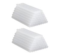 Agmoctz 100 Pièces Bâtons de Colle Thermofusible 7mm X 100mm Bâtons de Colle Chaude Tige pour Outils de Réparation D'Album Bâtons de Colle Chaude