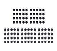 Agmoctz 100 Pièces Mini Bouilloires à Bonbons SorcièRe Squelette Porte-Chaudron Pot avec PoignéE pour Halloween Pâques 'S Day Party