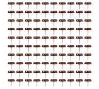 Agmoctz 100 PièCes SéRies Chaise Table Meubles Jambe Bas Pieds en Plastique Patins Patins Patin Ongles en Bois Plancher Meubles Protecteur Antibruit