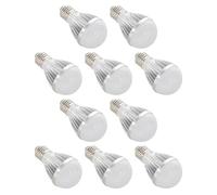 Agmoctz 10X E27 5W 12V Haute Puissance Ampoule Blanche