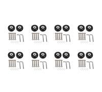 Agmoctz 16 Ensembles de Valises Une Bagages Roues de Rechange Axes Deluxe Repair Tool 50X20X6.1 mm