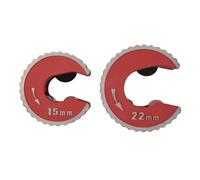 Agmoctz 2 PièCes 15Mm et 22Mm Coupe-Tube en Cuivre Mini Outil de Tranche de Tuyau Automatique Coupe-Tube en Alliage de Zinc pour Couper les Tuyaux en Cuivre en Aluminium